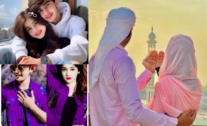 couple dp for whatsapp half half