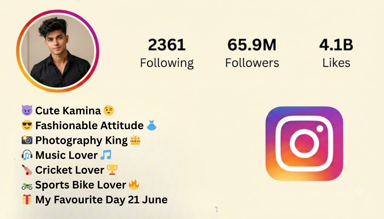 Best Instagram Bio for Boys (General