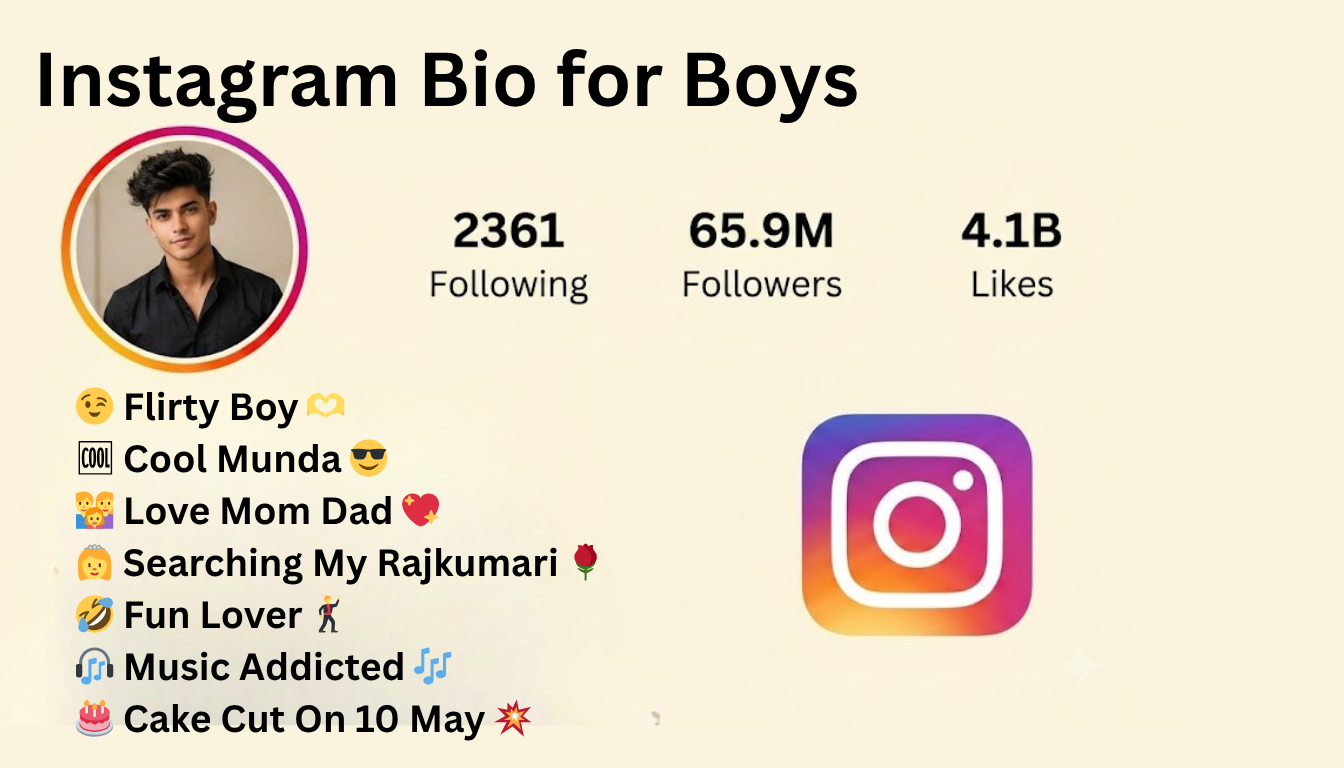 Instagram Bio for Boys: 150+ Cool, Stylish & Attitude Bio Ideas (2026)