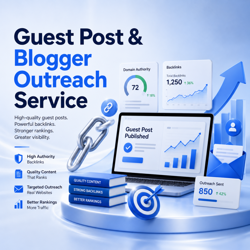How a Guest Post & Blogger Outreach Service Can Grow Your Website the Right Way