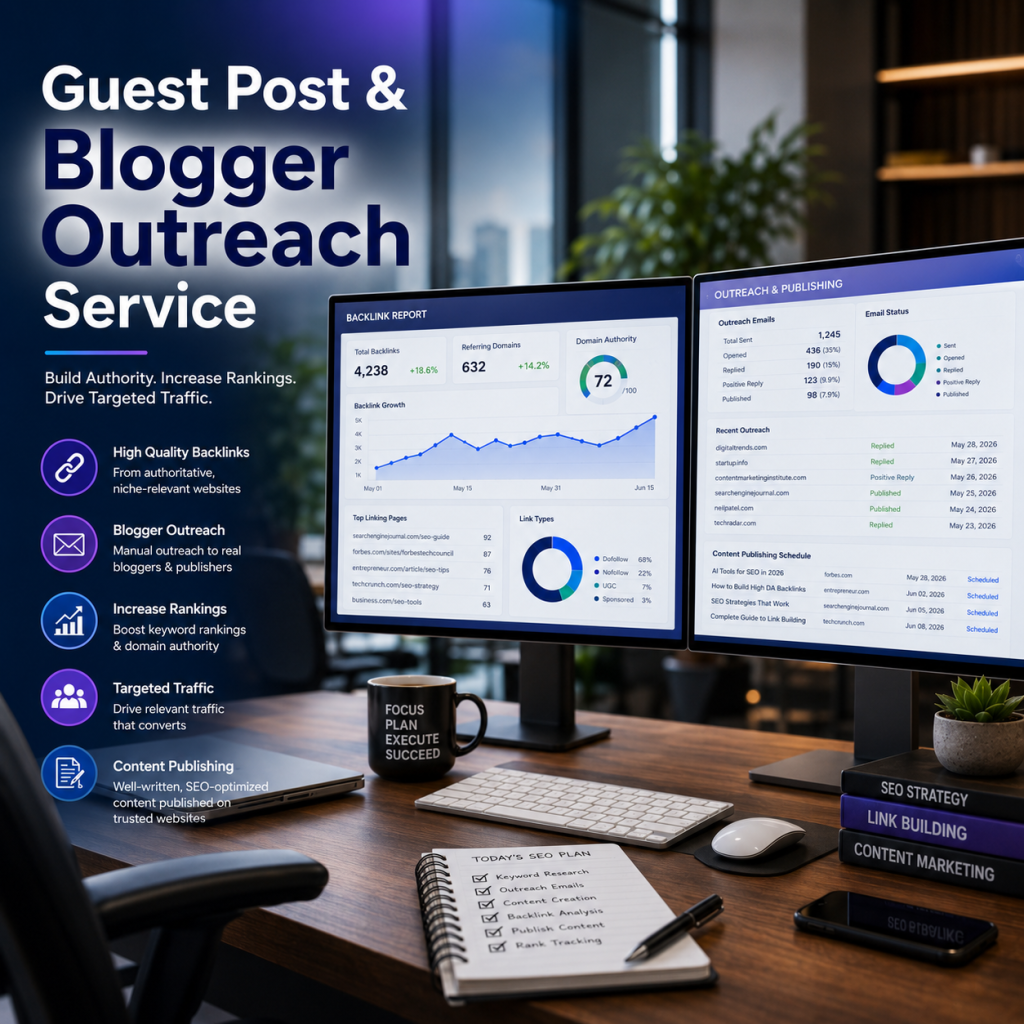 How a Guest Post & Blogger Outreach Service Can Grow Your Website the Right Way