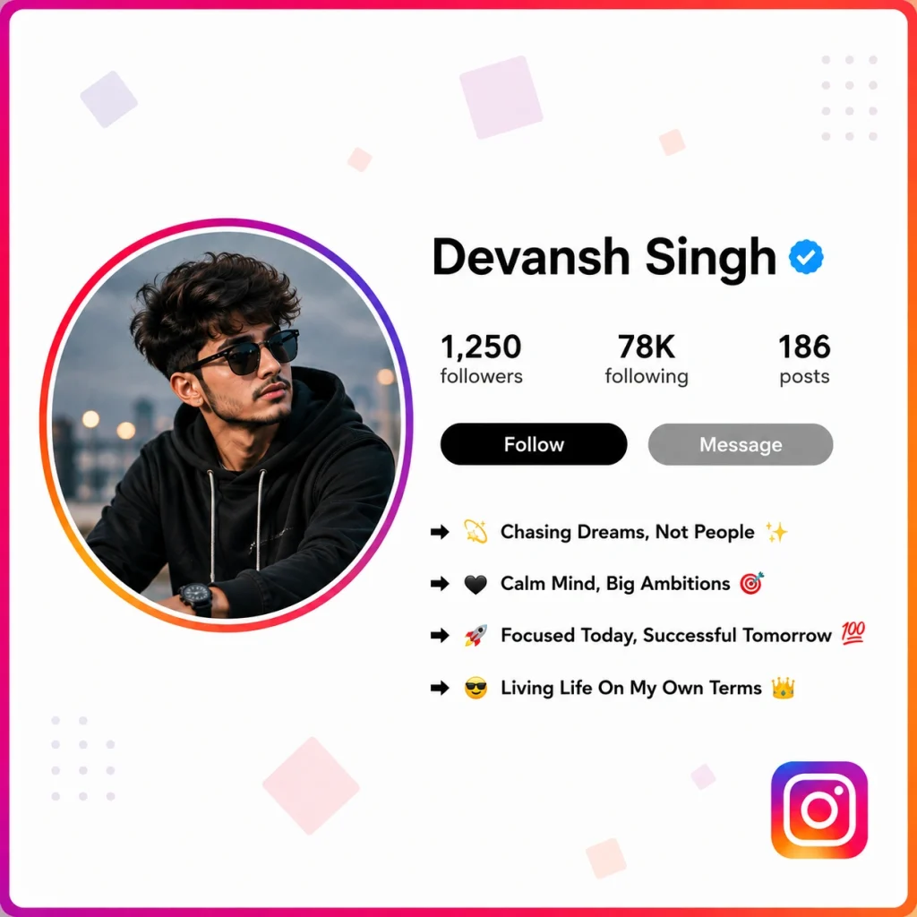 Bio for Instagram for Boy: Cool, Stylish & Attitude Ideas