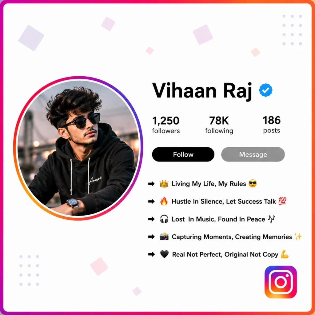 Bio for Instagram for Boy: Cool, Stylish & Attitude Ideas