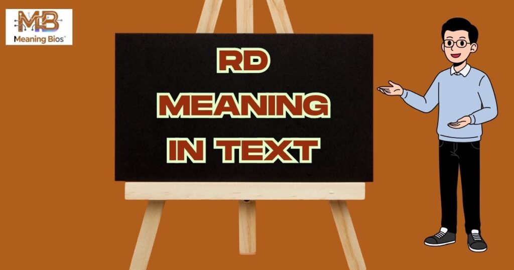 RD Meaning in Text