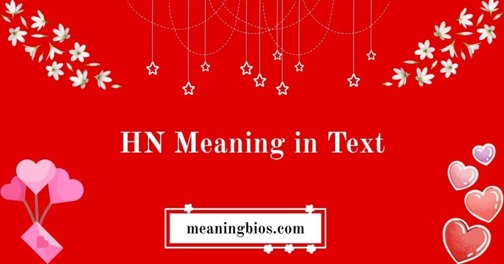 HN Meaning in Text