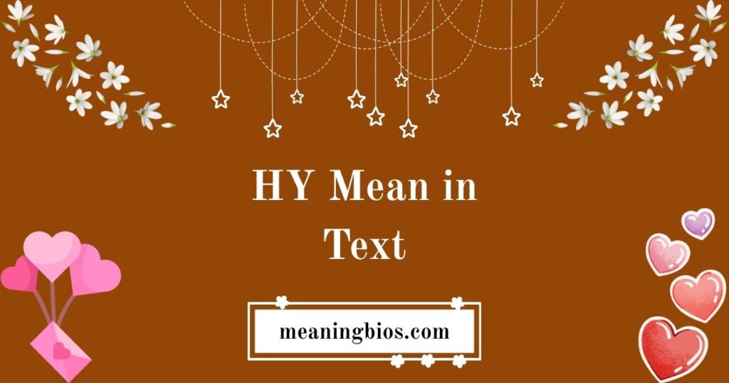 HY Mean in Text