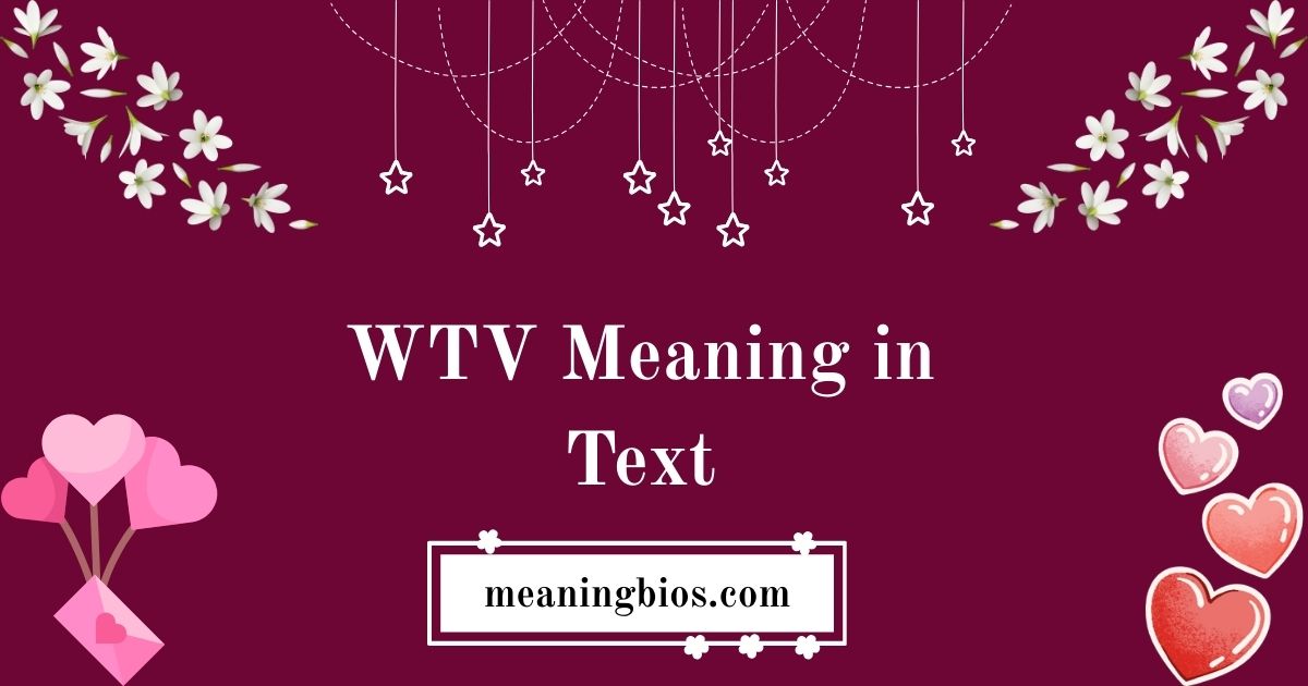 WTV Meaning in Text