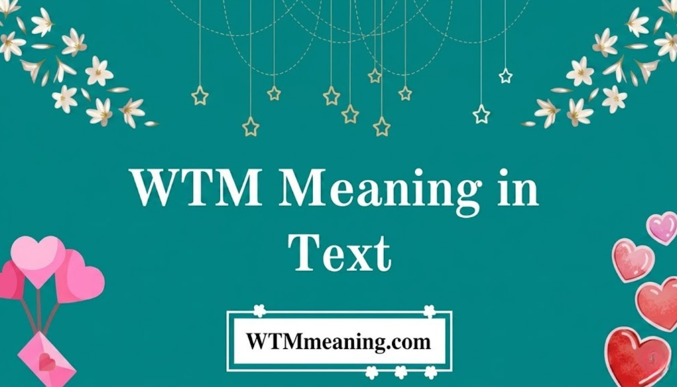 WTM Meaning in Text: What Does WTM Mean?