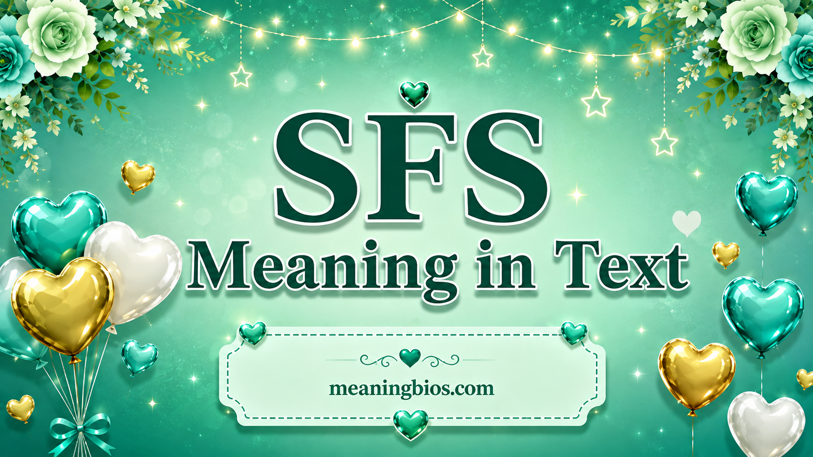 SFS Meaning In Text: What It Really Stands For